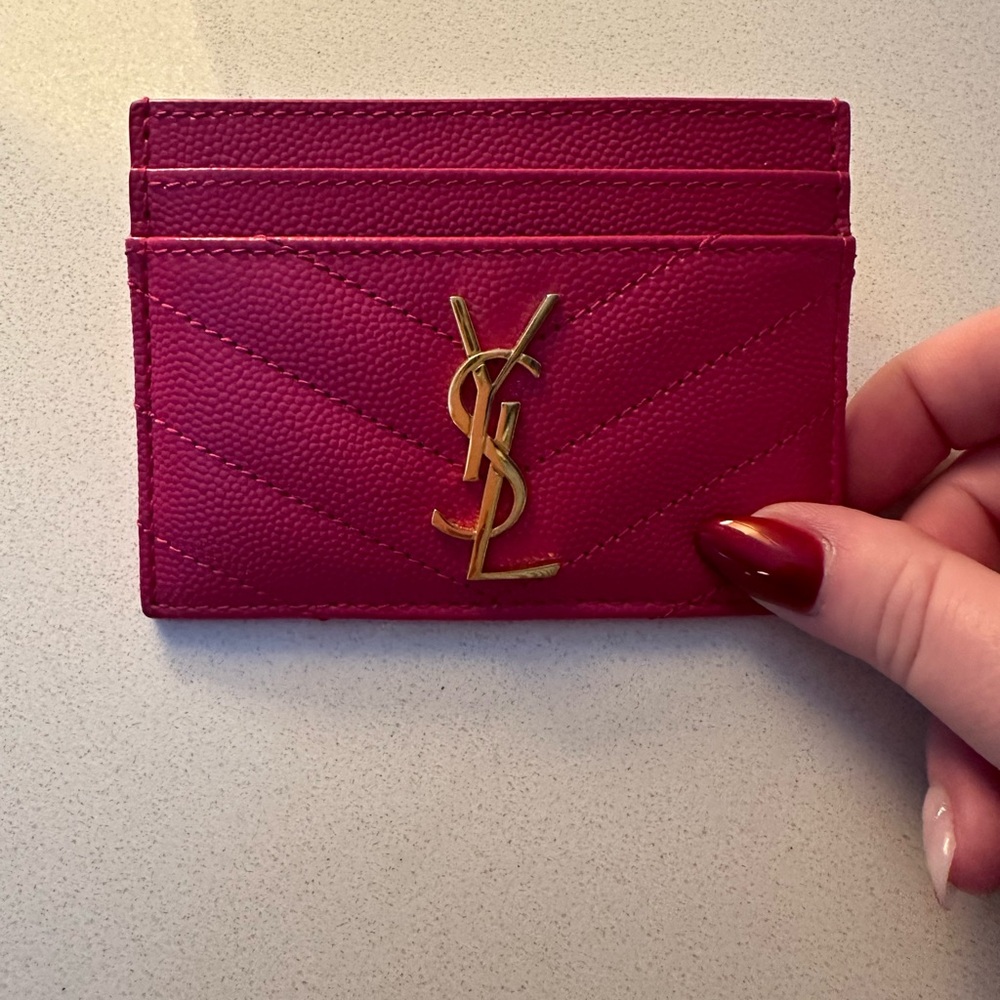 Saint Laurent Cassandre Matelasse Card Case